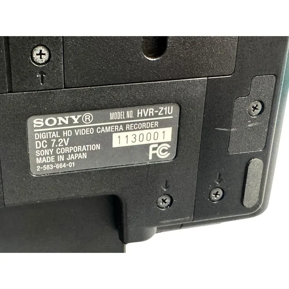 Sony HVR-Z1U 3CCD HDV Camcorder Video Camera HD & HVL-LBP Light